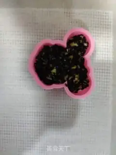 Make Black sesame cake step 4