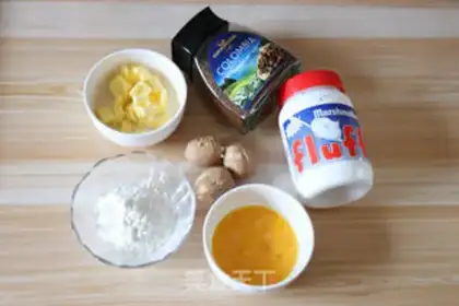 Make walnut coffee bread step 5