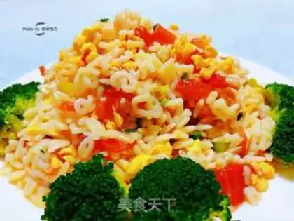 Make Tomato eggs with pasta step 10