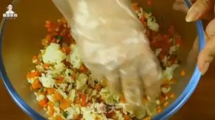 Make Korean vegetable omelet step 4