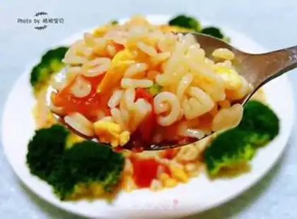 Make Tomato eggs with pasta step 13