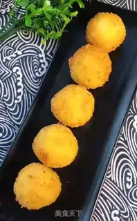 Make Cheese melon ball step 8