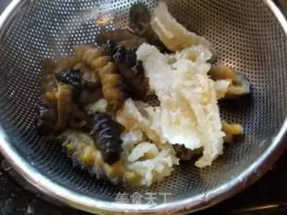 Make Sydney gel, sea cucumber soup step 2