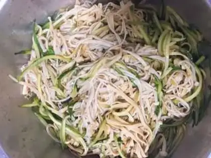 Make Frozen needle mushrooms step 5