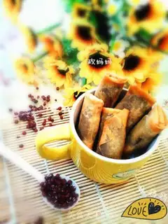 Make Spring rolls step 5