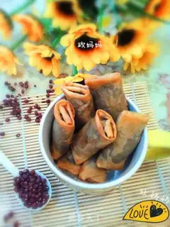 Make Spring rolls step 6