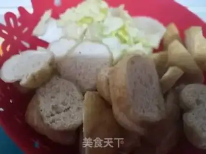 Make Tofu fried cabbage step 2
