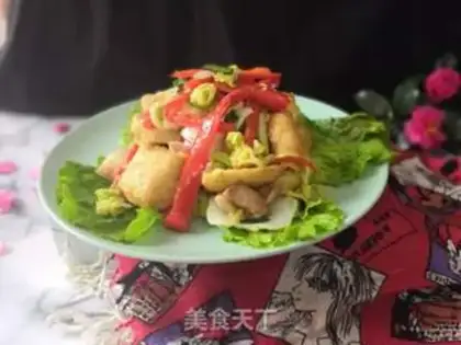 Make Tofu fried cabbage step 8