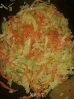 Make Scrambled intestine powder step 2