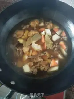 Make Potato chicken step 5