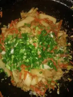 Make Scrambled intestine powder step 4