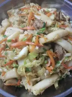 Make Scrambled intestine powder step 5