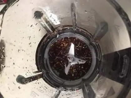 Make Black rice walnut sesame rice step 3