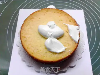 Make Christmas tree cake step 5