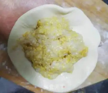 Make The yellow rice bun step 5