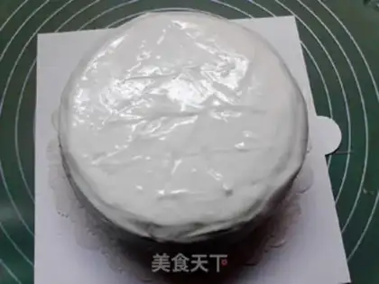 Make Christmas tree cake step 8
