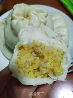 Make The yellow rice bun step 8