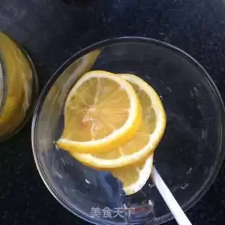 Make Honey gold orange lemon tea step 2