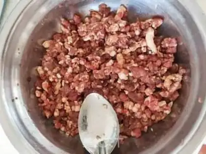 Make Cream-breed beef powder step 2