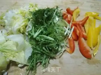 Make Vegetable salad step 1