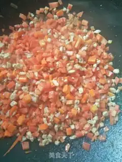 Make Carrot rice step 4