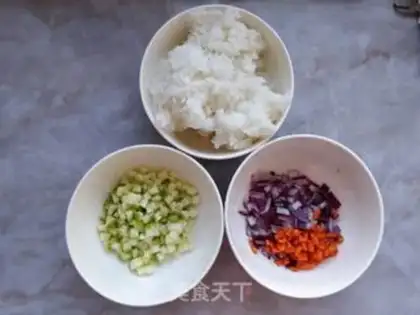 Make Squid rice step 2