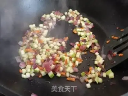 Make Squid rice step 3