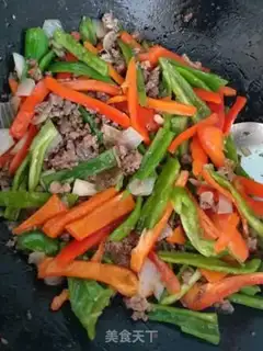 Make Cream-breed beef powder step 8
