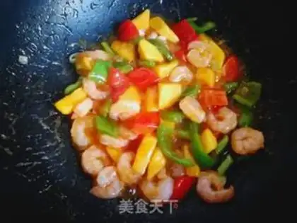 Make Mango shrimp step 11