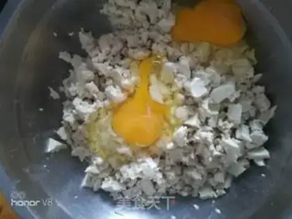 Make Carrot tofu buns step 2