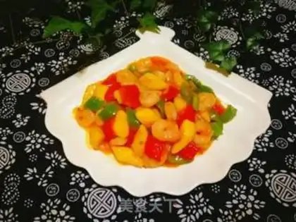 Make Mango shrimp step 12