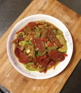Make Sailor fried sausage step 7