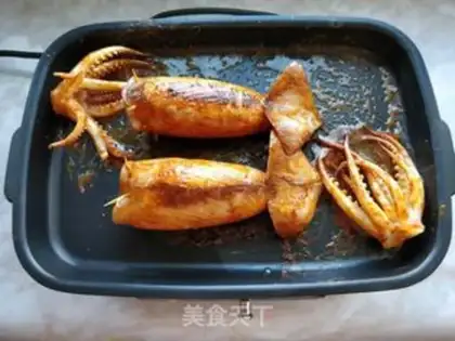 Make Squid rice step 8