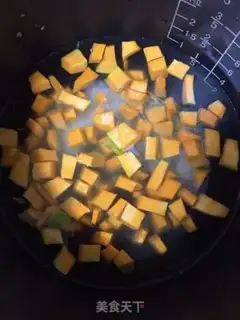 Make Pumpkin rice step 3