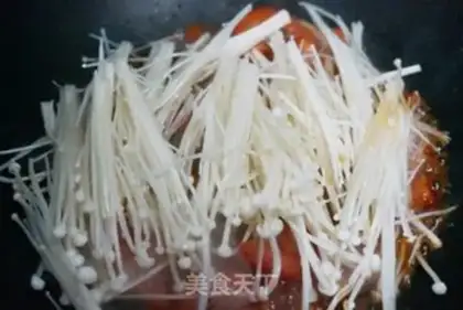Make Cheese juice, golden mushrooms step 3