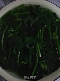 Make Spinach makes melon powder step 4