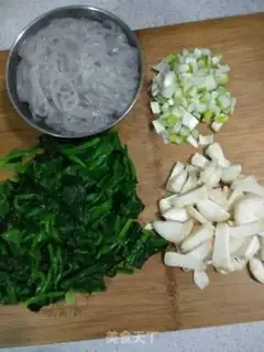 Make Spinach makes melon powder step 5