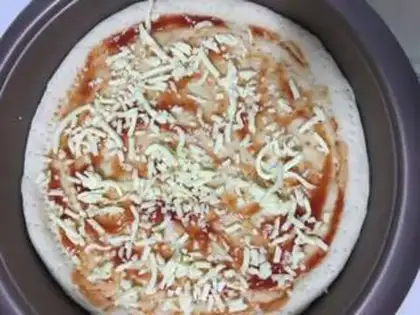 Make Bacon sausage pizza step 4