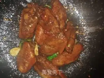 Make Chicken wings and chips step 5