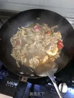 Make Chicken stew mushrooms step 10