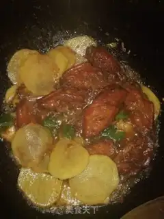 Make Chicken wings and chips step 7