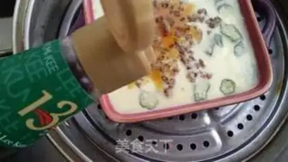 Make Steamed eggs with meatloaf step 7