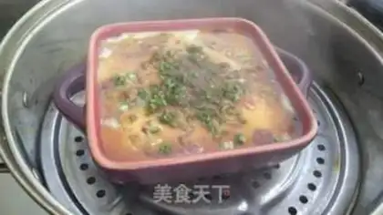 Make Steamed eggs with meatloaf step 8