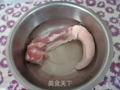 Make The radish corntail soup step 0