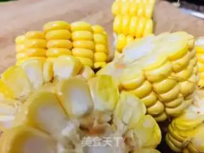 Make Corn steak soup step 1
