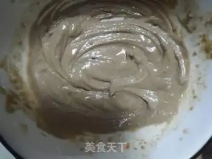 Make Sesame sauce for the chrysanthemum step 3