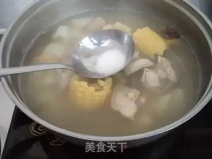 Make The radish corntail soup step 7