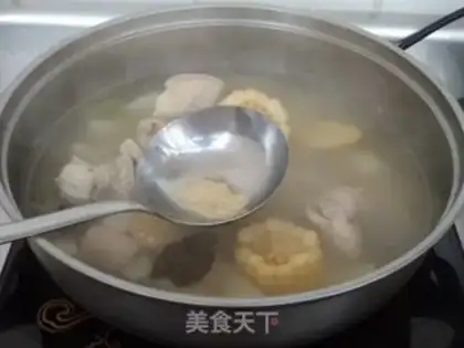 Make The radish corntail soup step 8
