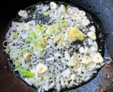 Make Five flowers for radish and tofu step 4