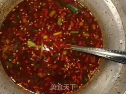 Make Red oil soup step 2
